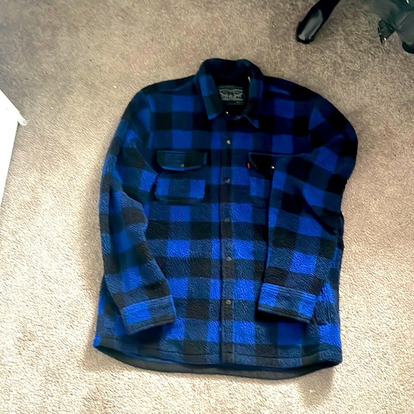 Levi's Jackets & Coats Levis Sherpa Flannel Jacket Poshmark